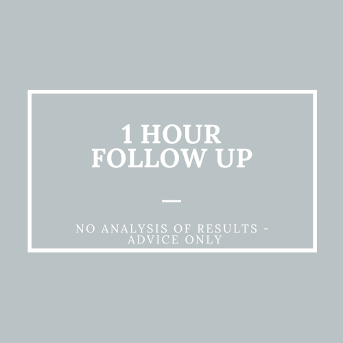 1 Hour Follow Up (Advice Only)