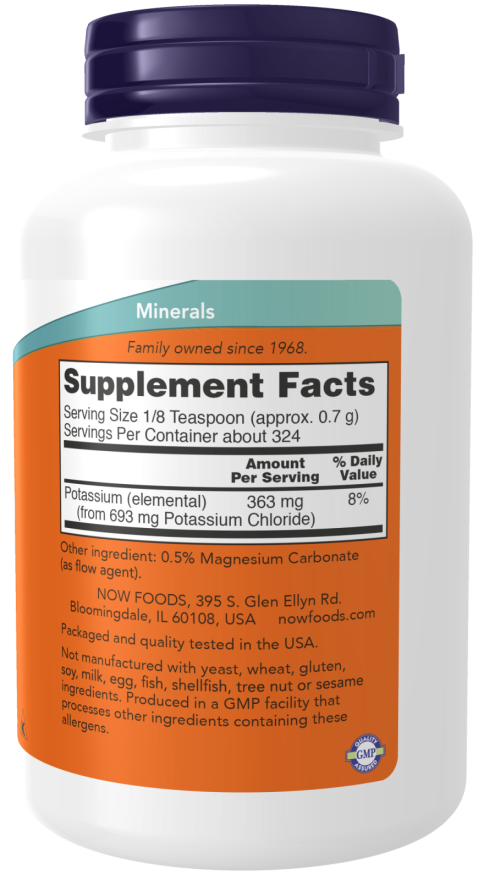 NOW Potassium Chloride Powder