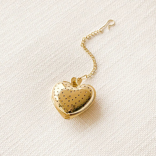 Gold Heart Tea Infuser