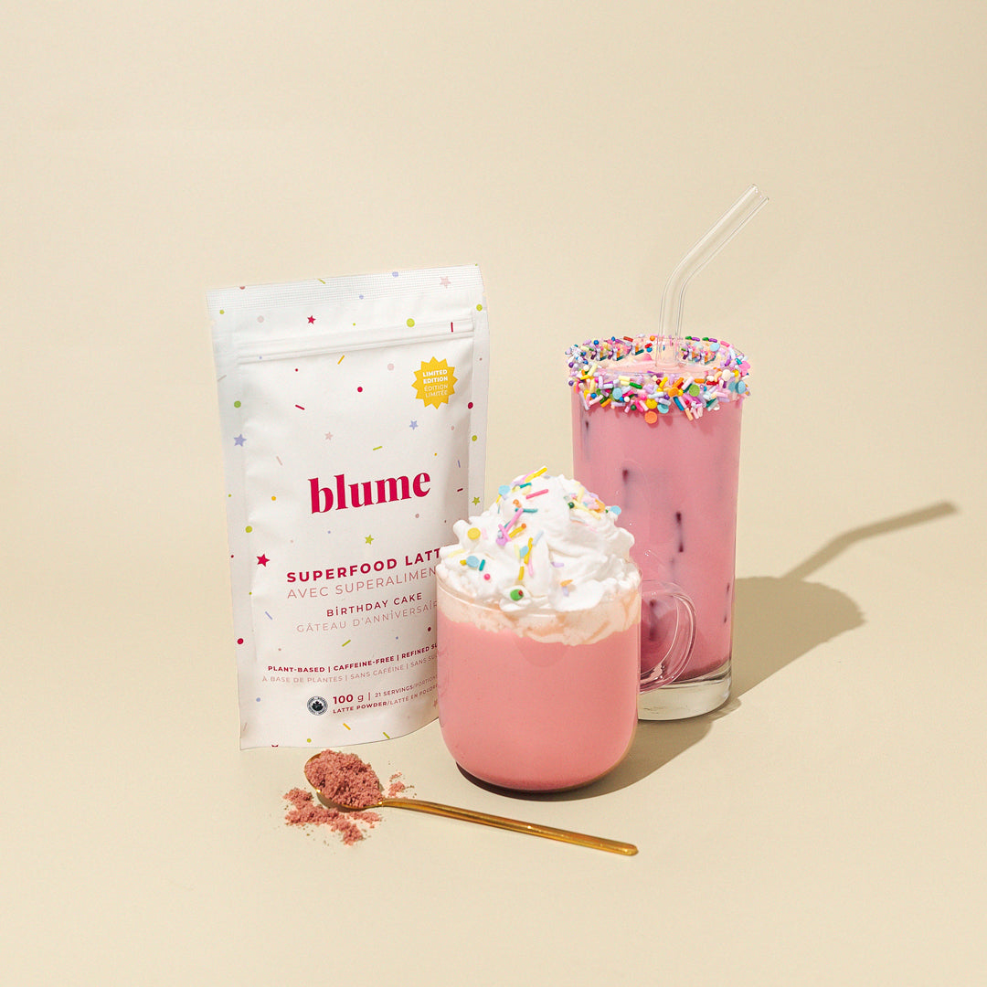 Blume Birthday Cake Latte