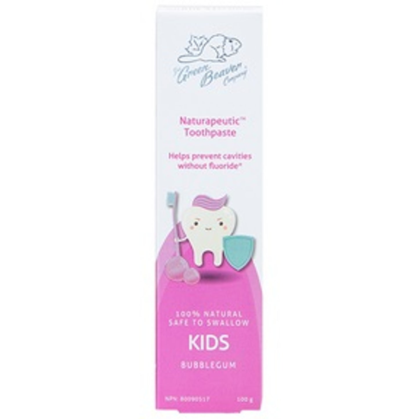 Green Beaver Kids Bubblegum Toothpaste