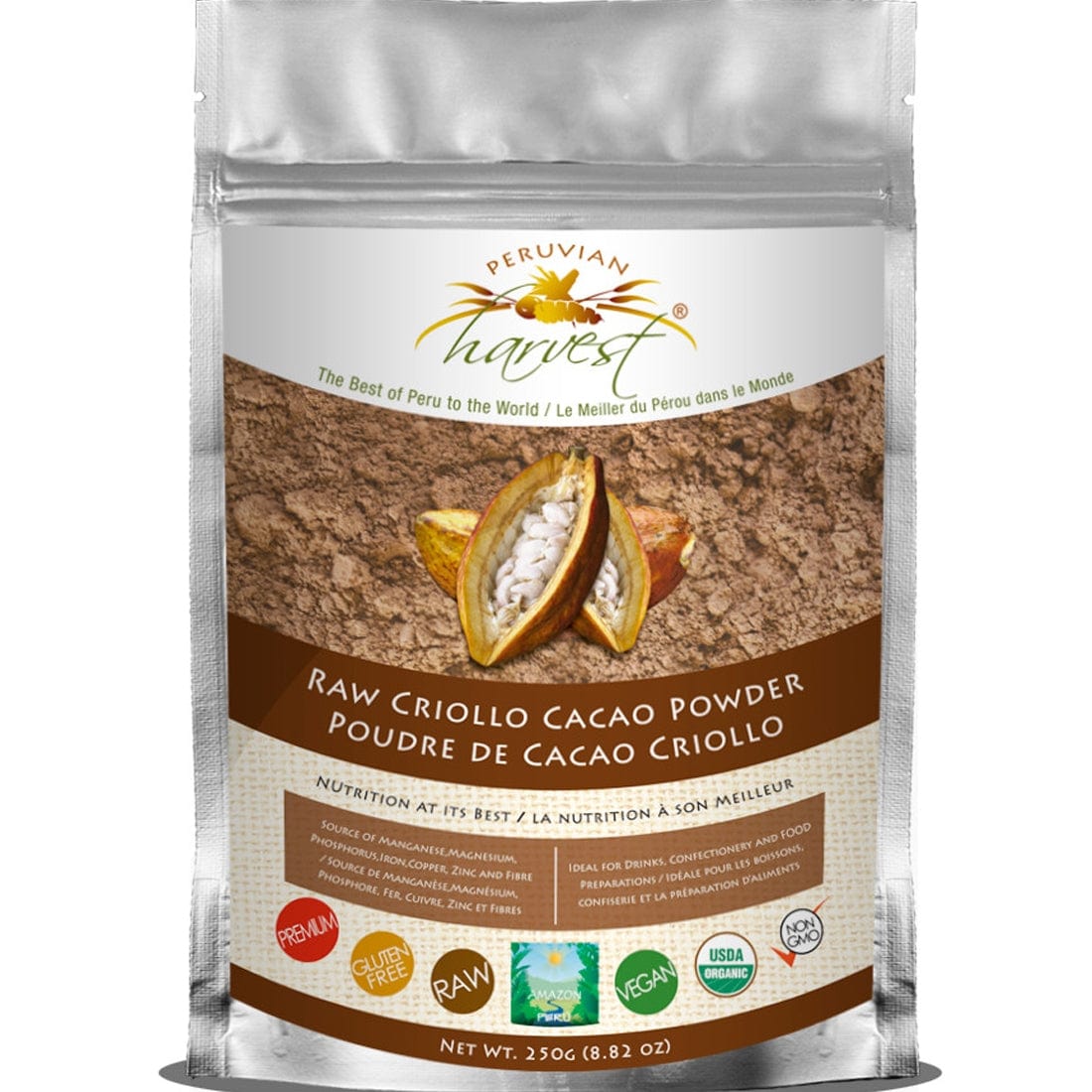 Peruvian Harvest Raw Criollo Cacao Powder