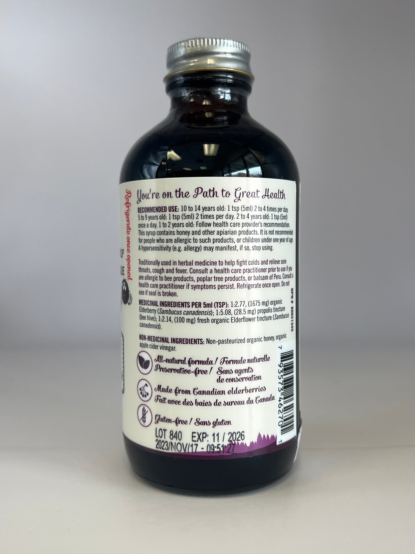 Suro Kids Elderberry Syrup