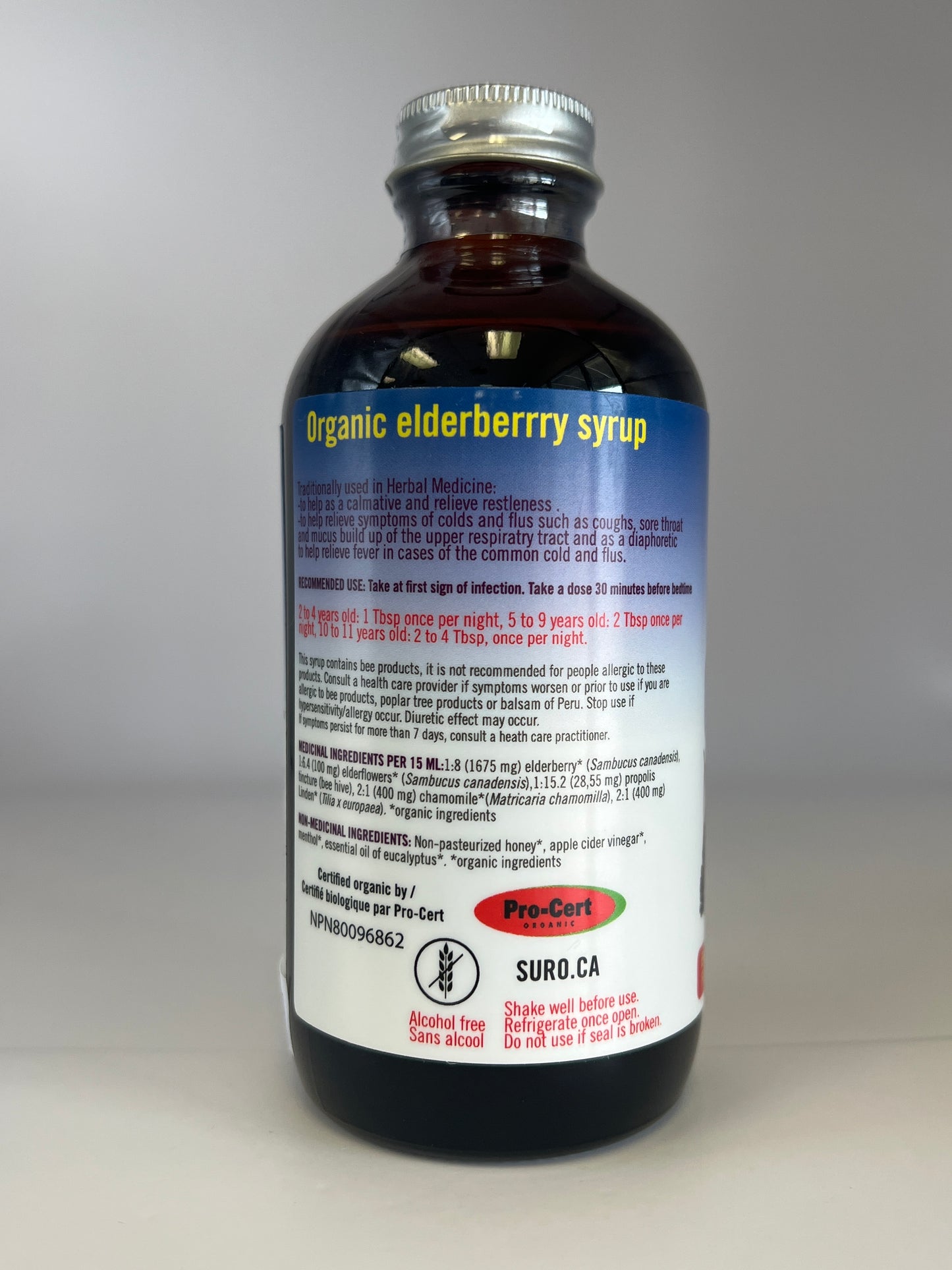 Suro Elderberry Nighttime Syrup