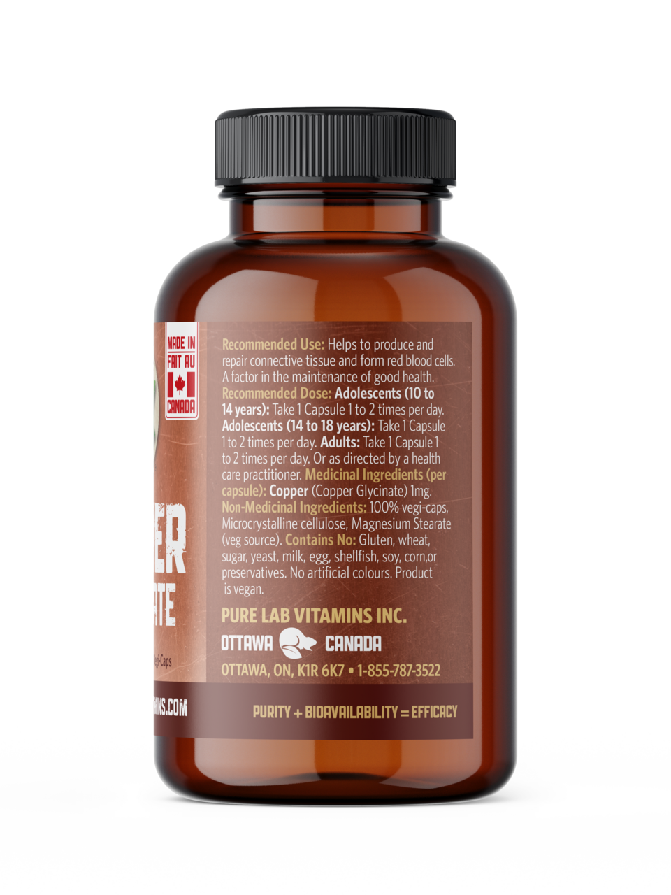 Copper Glycinate Pure Labs