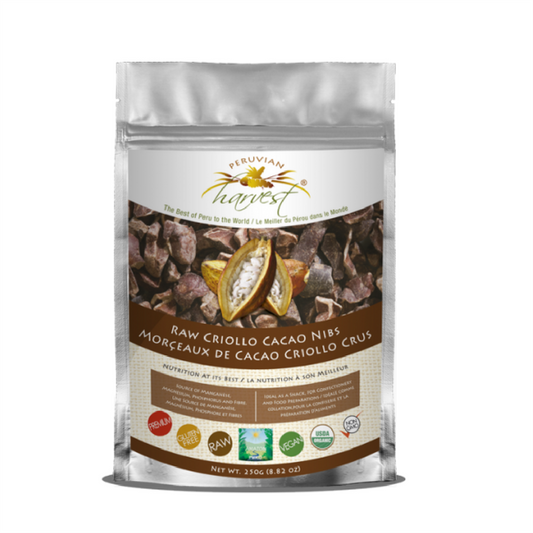 Peruvian Harvest Raw Criollo Cacao Nibs