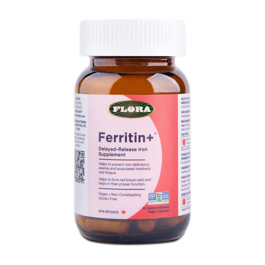 Flora Ferritin+® Delayed-Release Iron Supplement