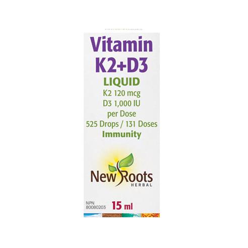 New Roots Vitamin K2 + D3