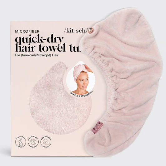 Kitsch Blush Microfiber Hair Towel