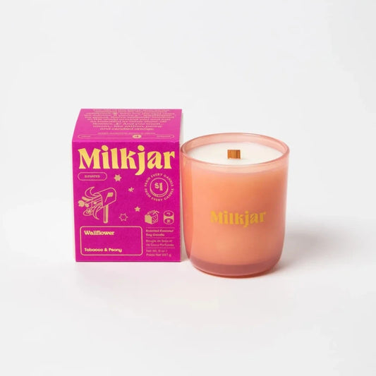 Milk Jar Wallflower Candle