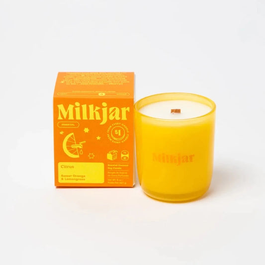 Milk Jar Citrus Candle