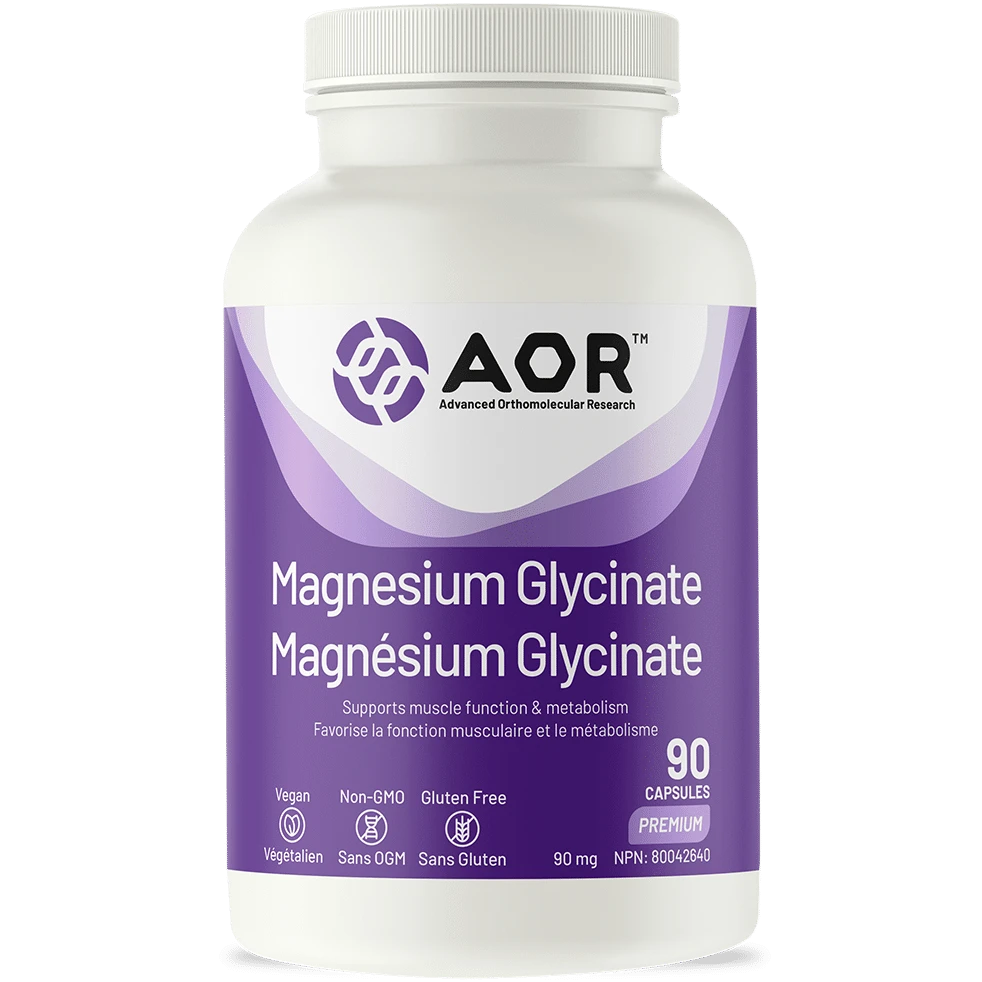 Magnesium Glycinate 90 mg, 90 caps
