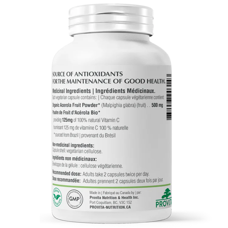 Acerola Cherry Capsules 500mg