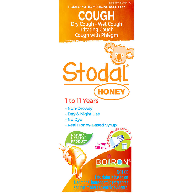 Boiron Stodal Cough Syrup 125ml Healthfitters