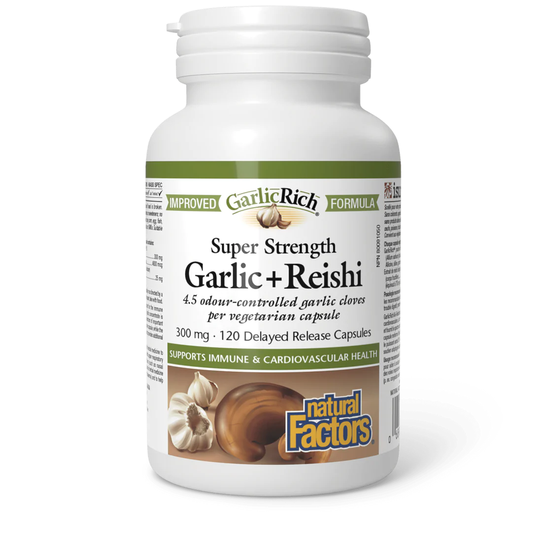 Natural Factors Garlic + Reishi