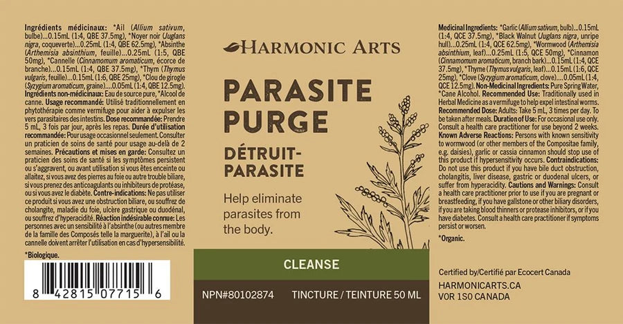 Harmonic Arts Parasite Purge