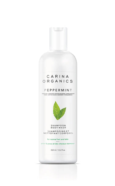 Carina Peppermint Shampoo And Body Wash 360ml