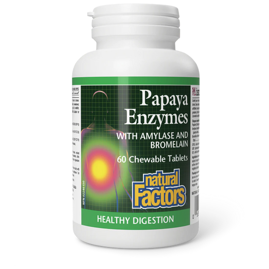Natural Factors Papaya Enzymes with Amylase and Bromelain